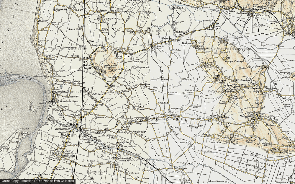 Old Map of Vole, 1899-1900 in 1899-1900