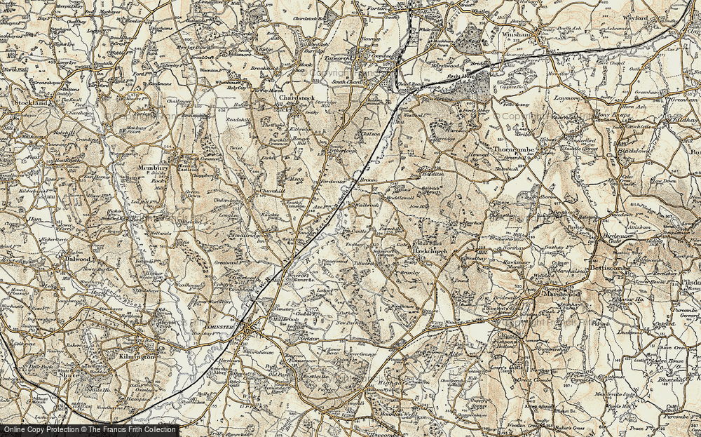 Old Map of Wadbrook, 1898-1899 in 1898-1899