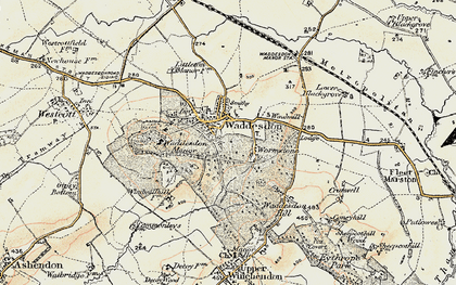 Old map of Fleet Marston Fm in 1898