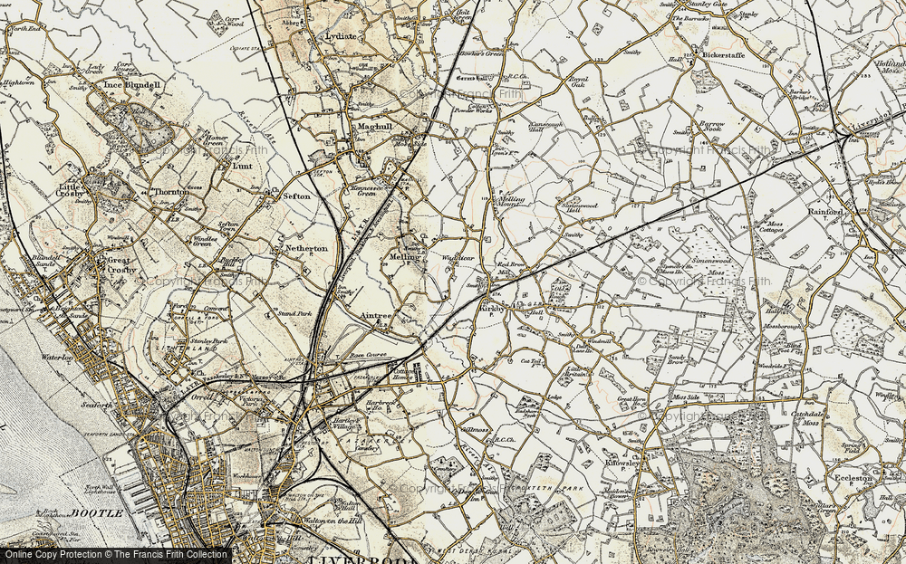 Old Map of Waddicar, 1902-1903 in 1902-1903
