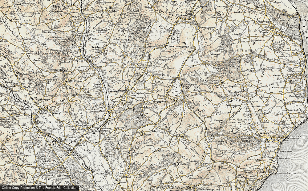 Old Map of Waddon, 1899-1900 in 1899-1900