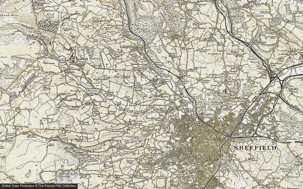 Old Map of Wadsley, 1903 in 1903