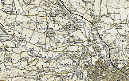 Old map of Wadsley in 1903