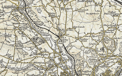 Old map of Wadsley Bridge in 1903