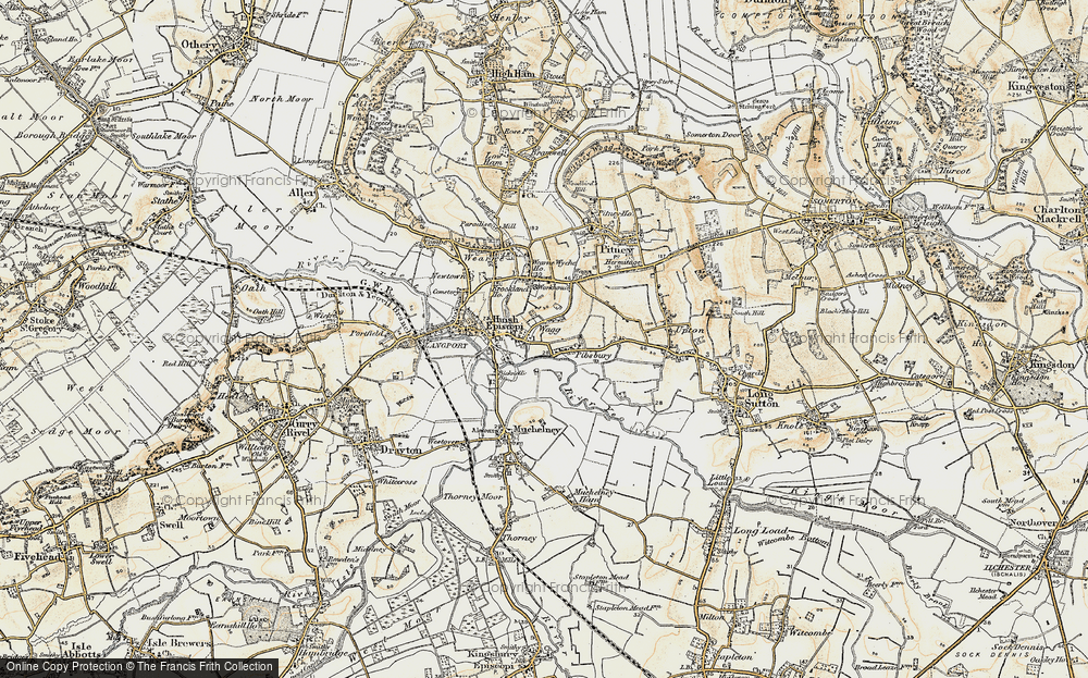 Old Map of Wagg, 1898-1900 in 1898-1900