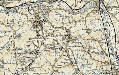 Old map of Waingroves in 1902
