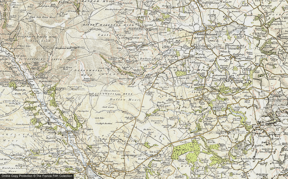 Old Map of Wake Hill, 1903-1904 in 1903-1904