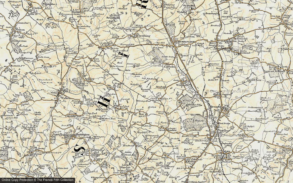 Old Map of Wakeley, 1898-1899 in 1898-1899