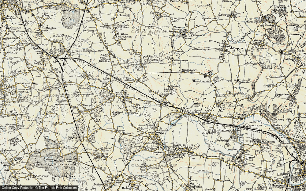 Old Map of Walcot, 1899-1901 in 1899-1901