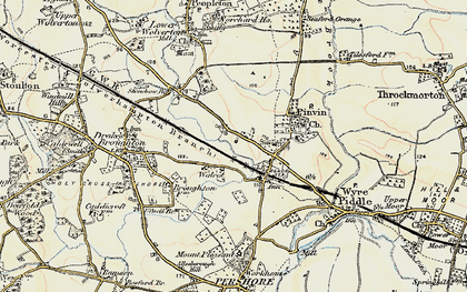 Old map of Walcot in 1899-1901