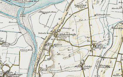 Old map of Walcot in 1903