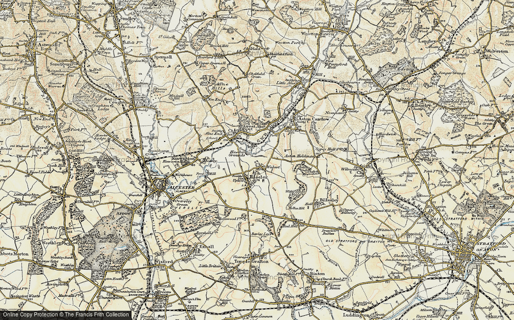 Old Map of Walcote, 1899-1902 in 1899-1902