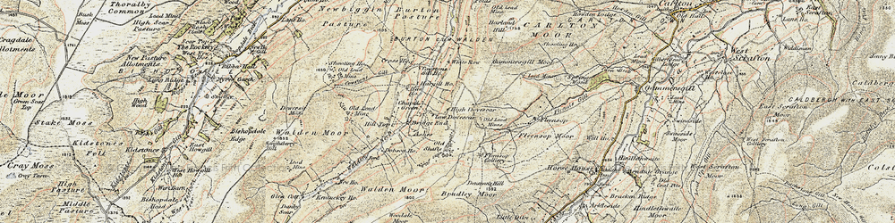 Old map of Walden in 1903-1904