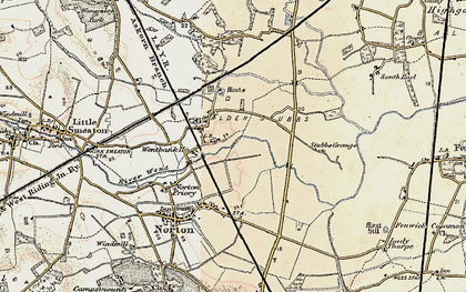 Old map of Walden Stubbs in 1903
