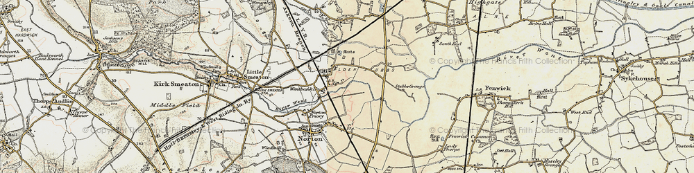 Old map of Walden Stubbs in 1903