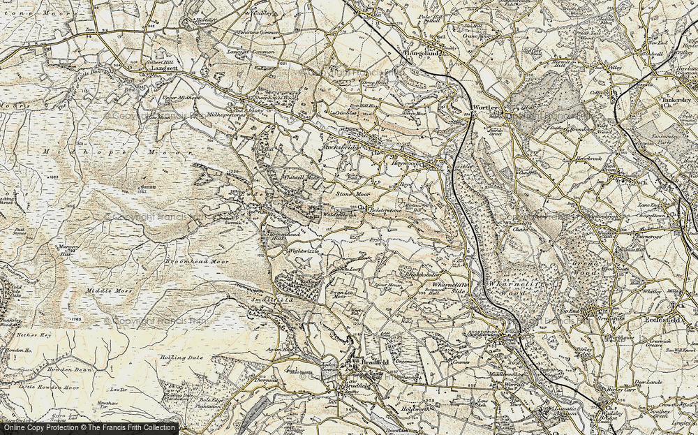 Old Map of Waldershaigh, 1903 in 1903