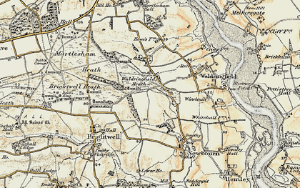 Old map of Waldringfield Heath in 1898-1901