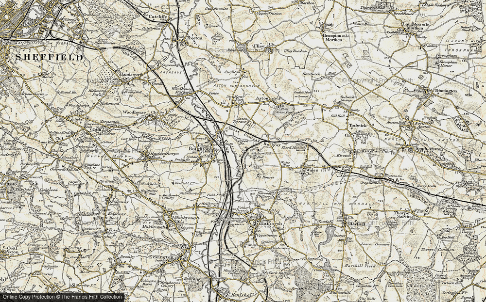 Old Map of Waleswood, 1902-1903 in 1902-1903