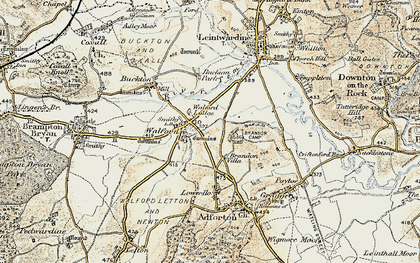 Old map of Walford in 1901-1903