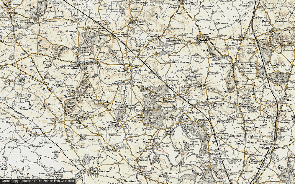 Old Map of Walford, 1902 in 1902