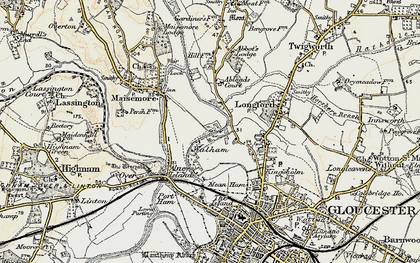 Old map of Walham in 1898-1900