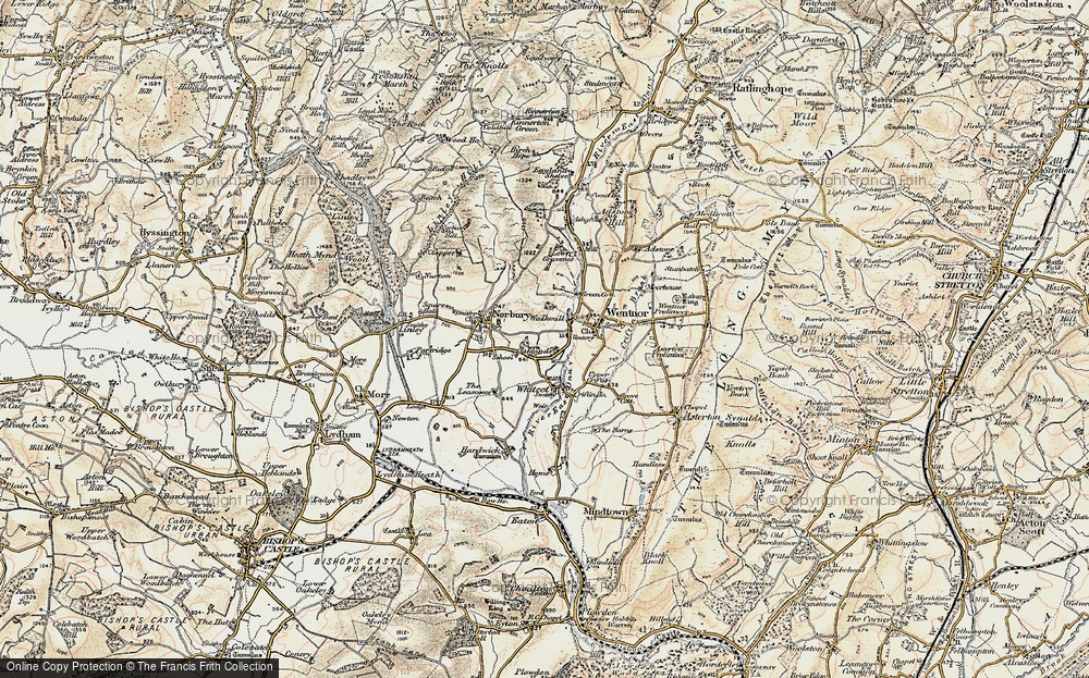 Old Map of Walkmill, 1902-1903 in 1902-1903