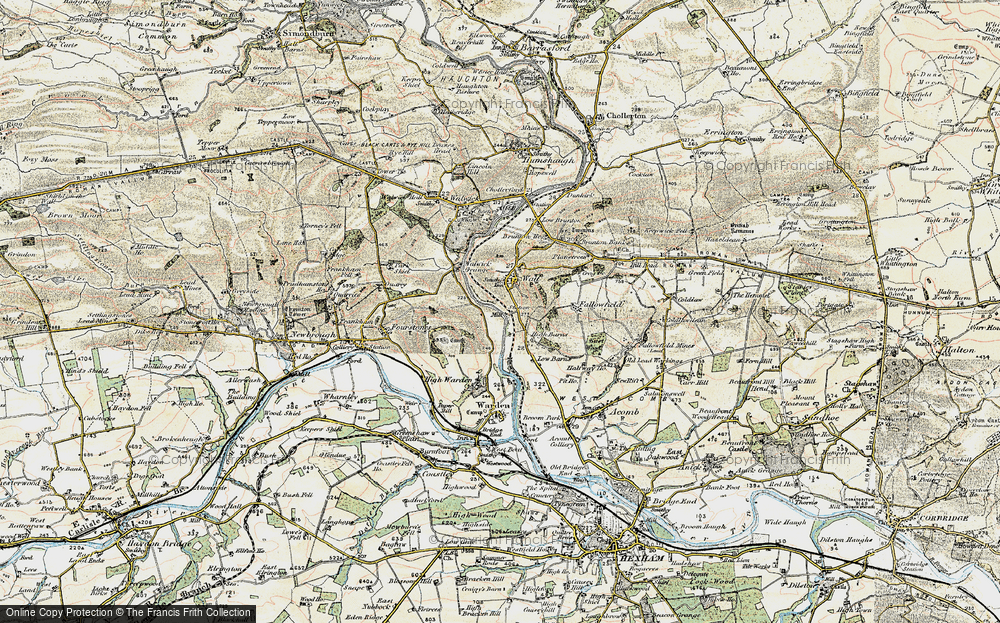 Old Map of Wall, 1901-1903 in 1901-1903
