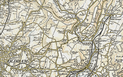 Old map of Wall Hill in 1903