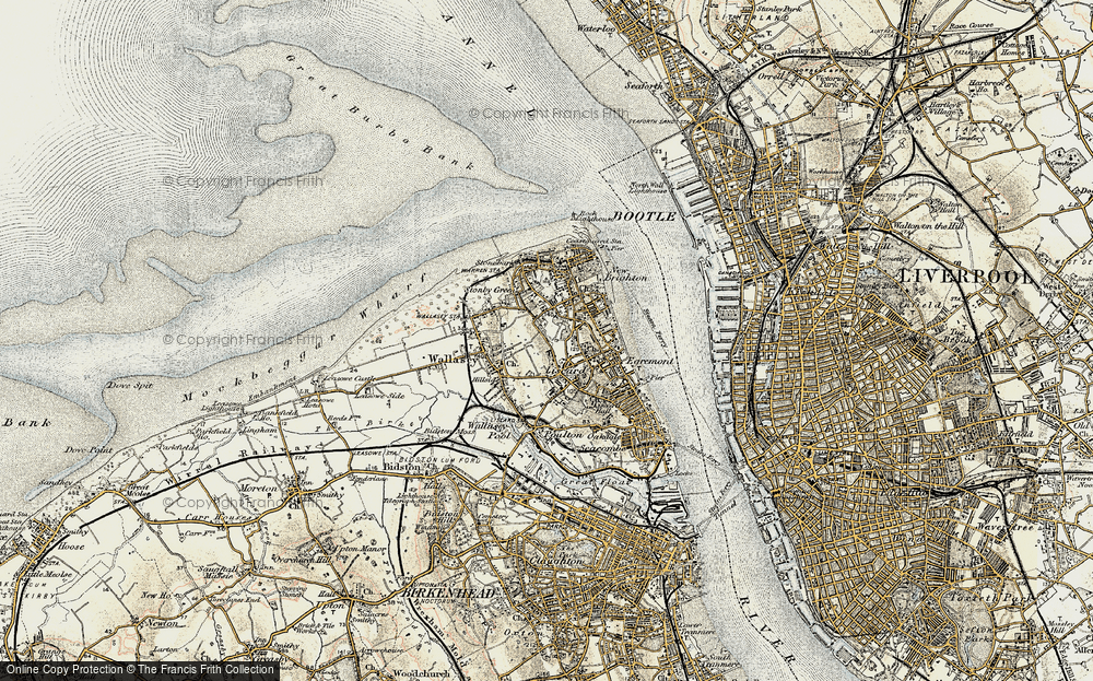 Old Map of Wallasey, 1902-1903 in 1902-1903