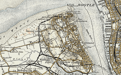 Old map of Wallasey in 1902-1903