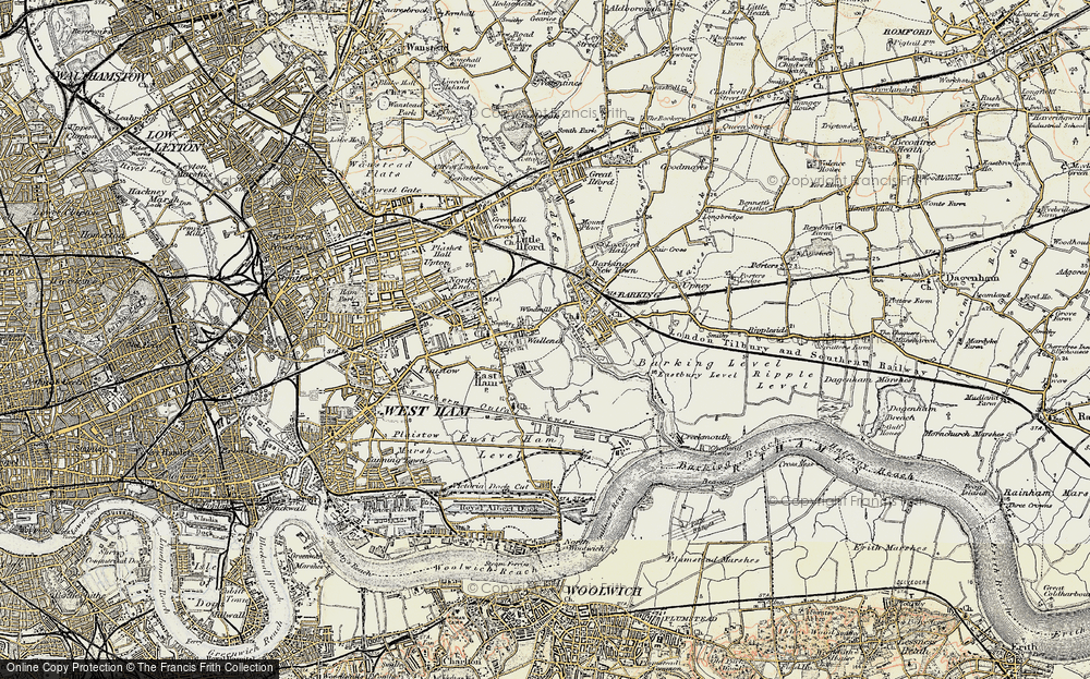 Old Map of Wallend, 1897-1902 in 1897-1902