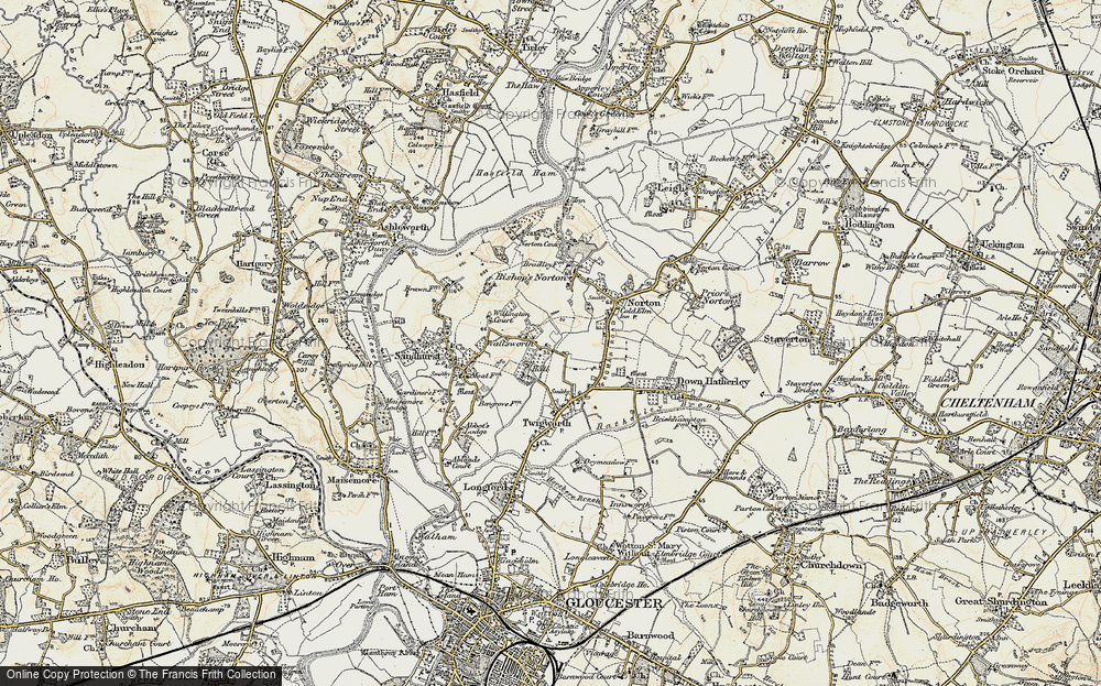 Old Map of Wallsworth, 1898-1900 in 1898-1900