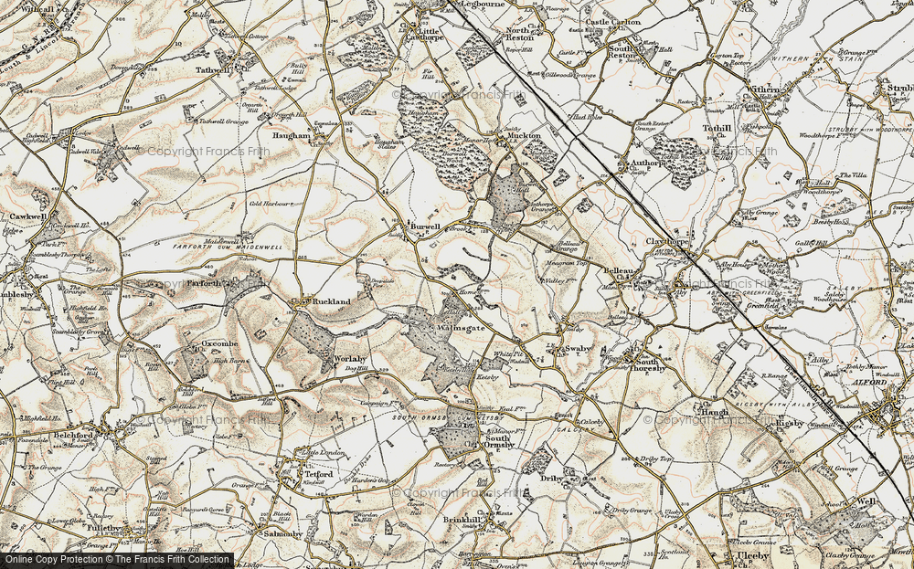 Old Map of Walmsgate, 1902-1903 in 1902-1903