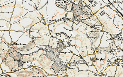 Old map of Walmsgate in 1902-1903