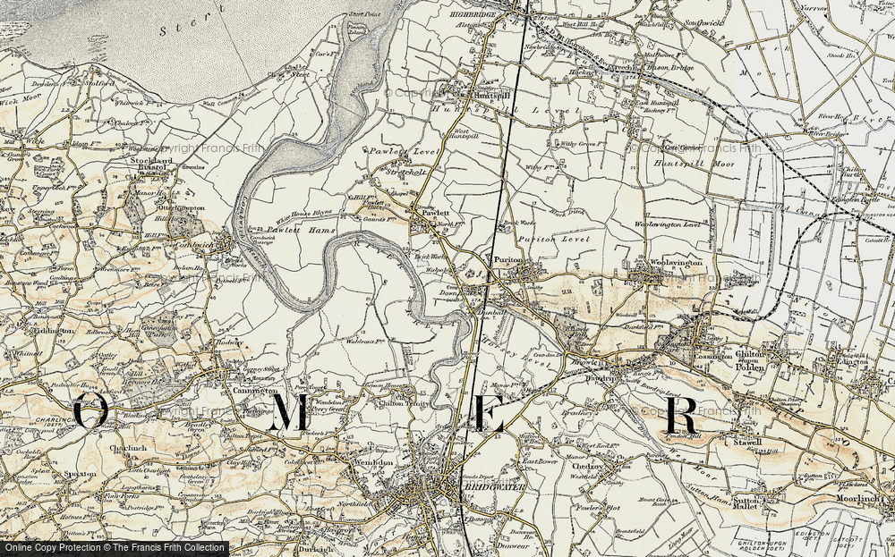 Old Map of Walpole, 1898-1900 in 1898-1900
