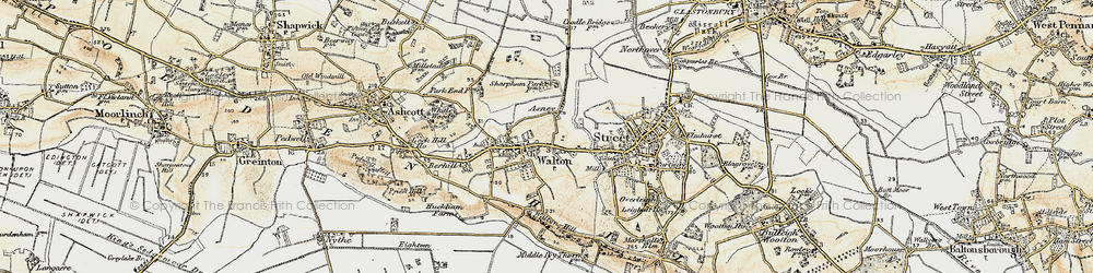 Old map of Walton in 1898-1900