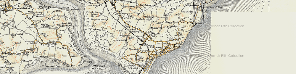Old map of Walton in 1898-1901