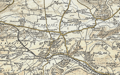Old map of Walton in 1900-1903
