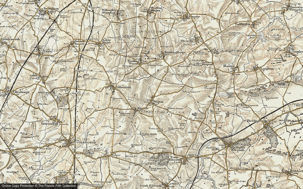 Old Map of Walton, 1901-1902 in 1901-1902