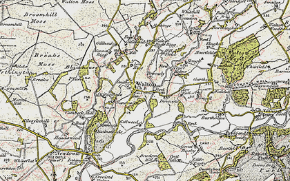 Old map of Walton in 1901-1904