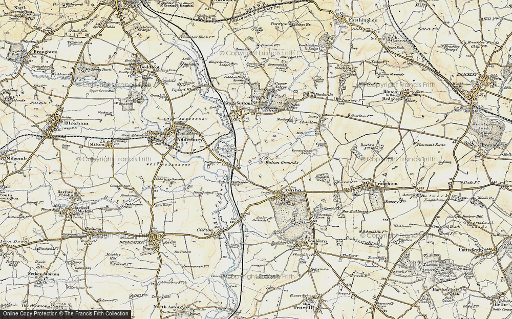 Old Map of Walton Grounds, 1898-1901 in 1898-1901