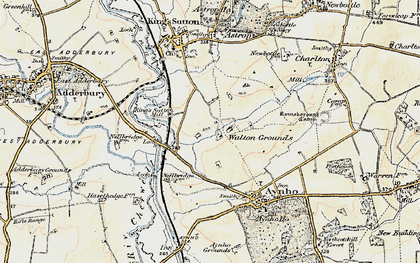 Old map of Walton Grounds in 1898-1901