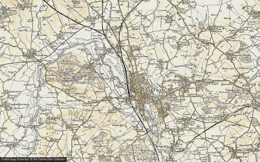 Old Map of Walton Manor, 1898-1899 in 1898-1899