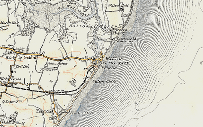 Old map of Walton-On-The-Naze in 0-1899
