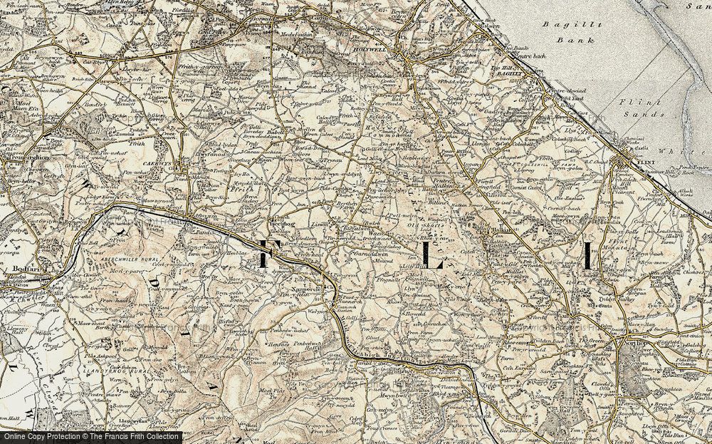 Old Map of Walwen, 1902-1903 in 1902-1903