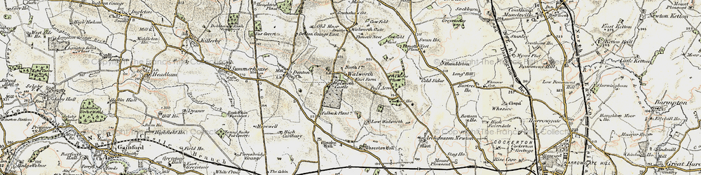 Old map of Walworth in 1903-1904