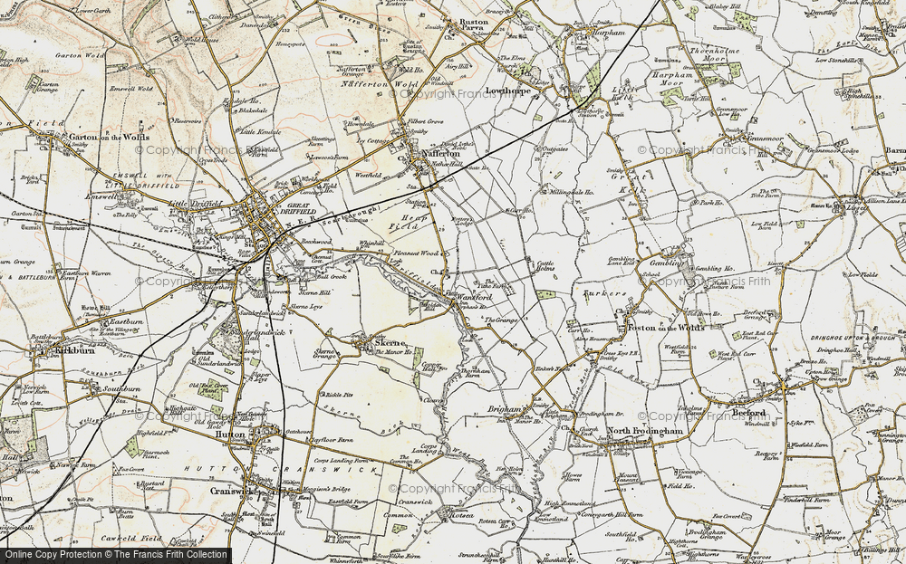 Old Map of Wansford, 1903-1904 in 1903-1904