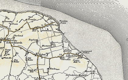 Old map of Warden in 1897-1898