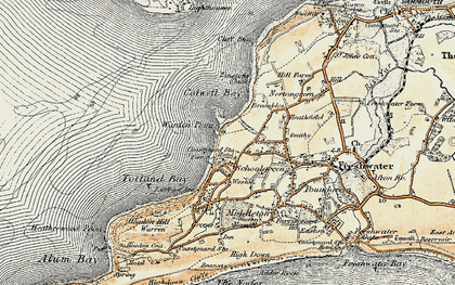Old map of Warden Point in 1899-1909