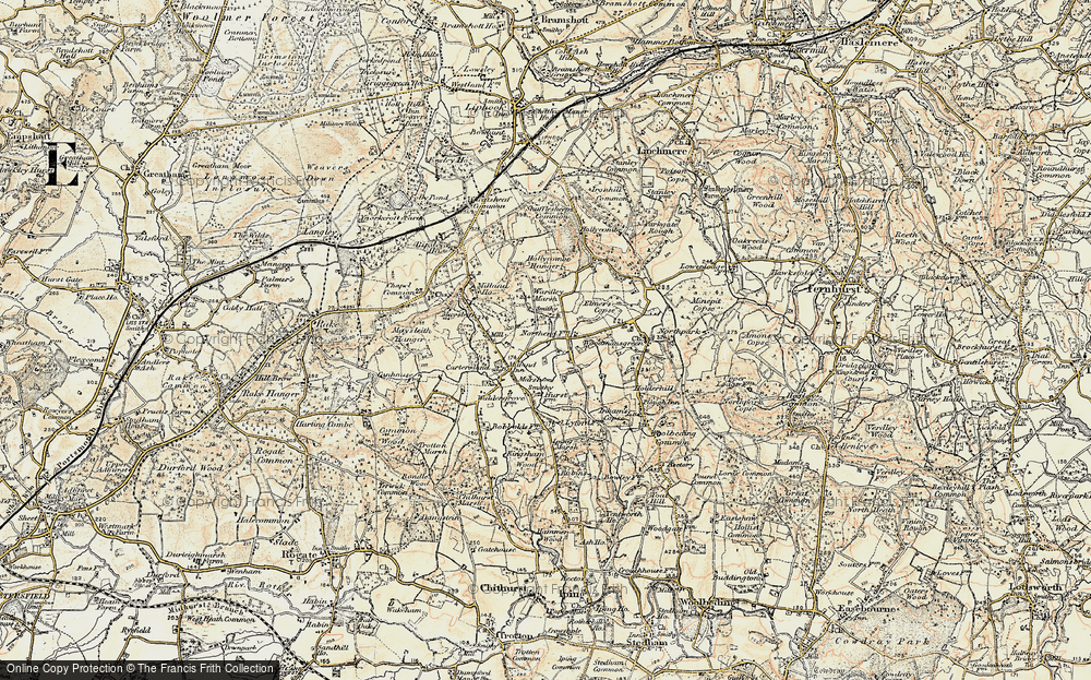 Old Map of Wardley, 1897-1900 in 1897-1900